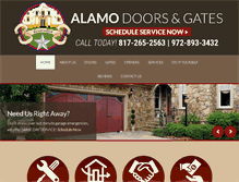 Tablet Screenshot of alamodoor.com